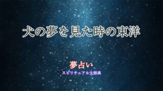 犬-夢占い-東洋