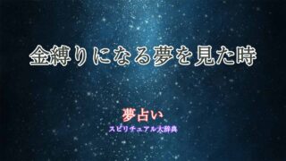 金縛りになる夢-夢占い