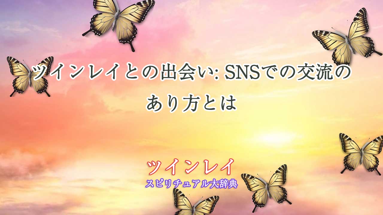 ツインレイ-sns-出会い