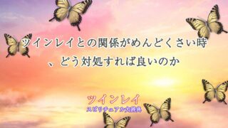 ツインレイ-めんどくさい