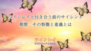 ツインレイ-サイレント期間-付き合う前