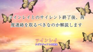 ツインレイ-サイレント終了-連絡