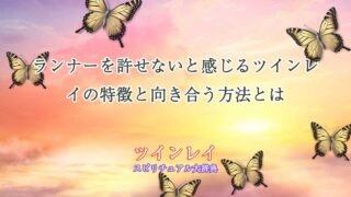ツインレイ-ランナーを許せない