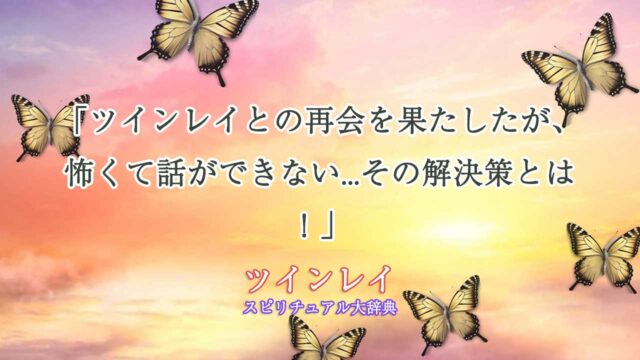 ツインレイ-再会-した-が怖くて話-できない