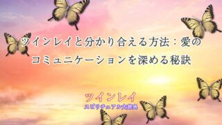 ツインレイ-分かり合える