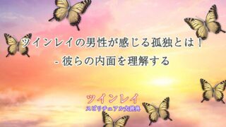 ツインレイ-男-孤独