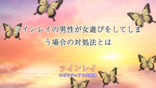 ツインレイ-男性-女遊び