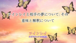 ツインレイ-相手の夢