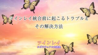 ツインレイ-統合前-トラブル