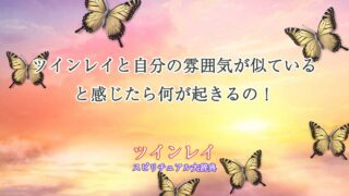 ツインレイ雰囲気似てる