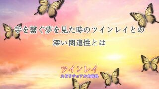 手を繋ぐ夢-ツインレイ