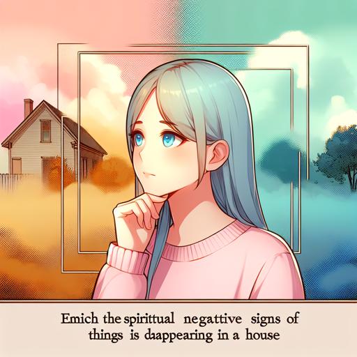 家の中で物がなくなることのスピリチュアルな悪い兆候