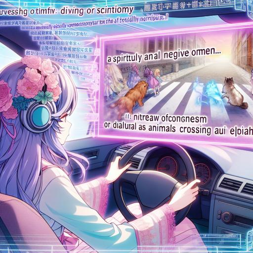 運転中に動物が横切ることのスピリチュアルな悪い兆候