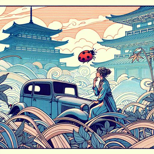 てんとう虫が車に止まることのスピリチュアルな良い意味とサイン