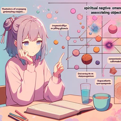 物を落とす、こぼすことのスピリチュアルな悪い兆候