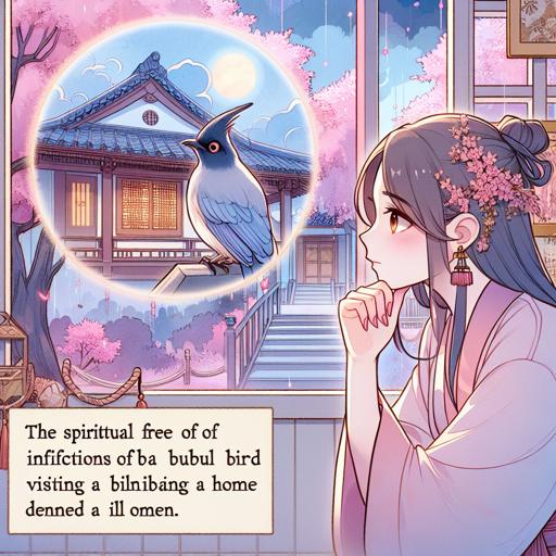 ヒヨドリが家に来ることのスピリチュアルな悪い兆候