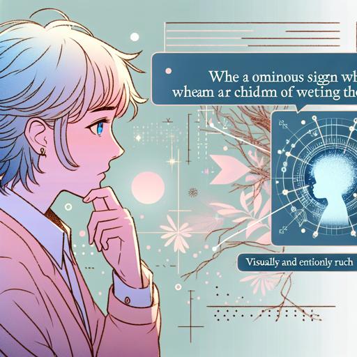 子供がお漏らしする夢を見た時の悪い兆候