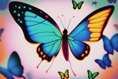 オレンジの蝶のスピリチュアルな良い意味とサイン