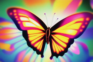 オレンジの蝶のスピリチュアルな悪い兆候