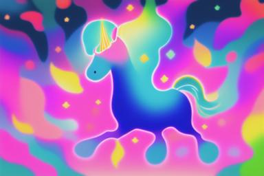 雲とユニコーンのスピリチュアルな悪い兆候