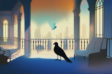 カラスがベランダに来た時のスピリチュアルな良い意味とサイン
