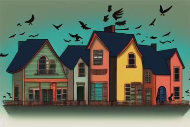 カラスが家の前で鳴くことのスピリチュアルな悪い兆候