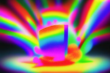 レインボーの水晶のスピリチュアルな悪い兆候