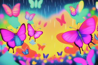 雨の日の蝶々のスピリチュアルな良い意味とサイン