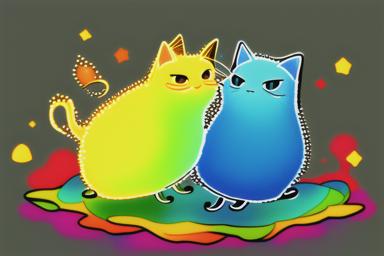 二匹の黒猫のスピリチュアルな良い意味とサイン