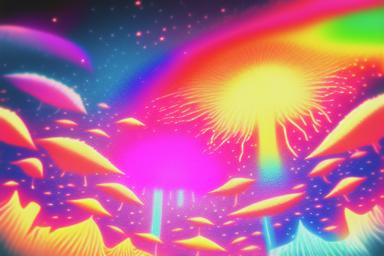 虹と雷のスピリチュアルな悪い兆候