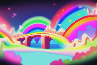 虹の橋のスピリチュアルな悪い兆候