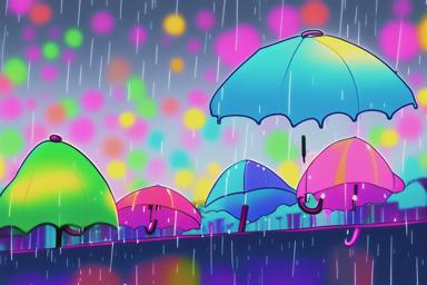 雨の中で傘を持っている夢を見た時の悪い兆候