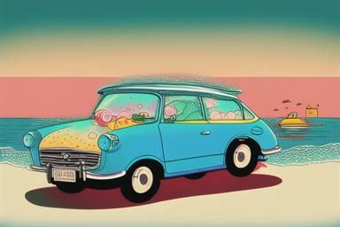 海の上で車を運転する夢を見た時の悪い兆候