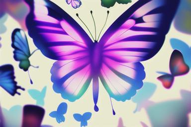 水色の蝶の夢を見た時の悪い兆候