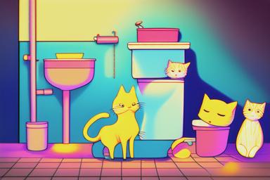 猫とトイレ掃除の夢を見た時の良い意味とサイン