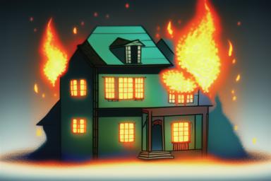 家が火事になる時のスピリチュアルな悪い兆候