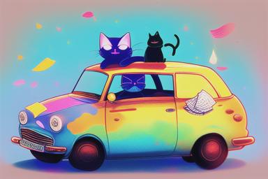 猫が車の上に乗る時のスピリチュアルな仕事や金運のサイン